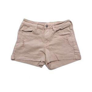PacSun Maggie pink super stretch shortie shorts size 26
